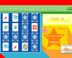 Flash Memory Card Game