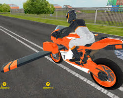 Flying Motorbike Driving Sim