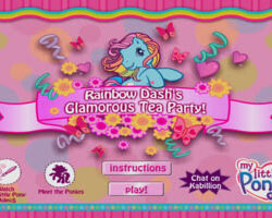 Rainbow Dashs Glamorous Tea Party